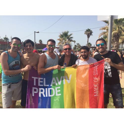 בד דגל מודפס צבעונית במידה 160/100