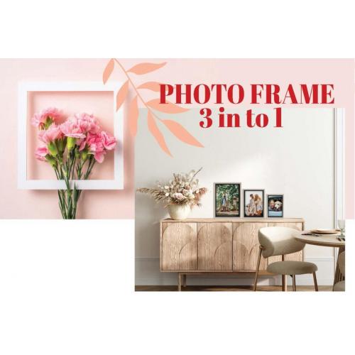PHOTO FRAME 3 IN TO 1-מסגרת לתמונות