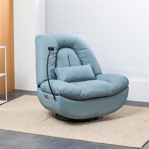 כורסת מסאז' AIR LEATHER ARIAN עם ריקליינר וחימום גב תחתון 
