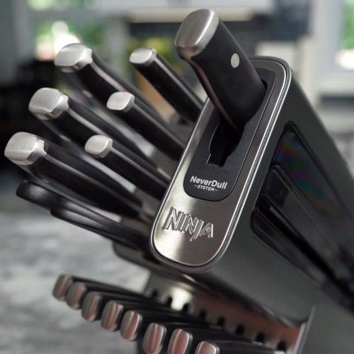 מערכת  16 סכינים עם משחיז  Foodi StaySharp דגם K32017IS 