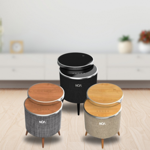 שולחן מולטימדיה 65W + משטח טעינה אלחוטי מבית NOA