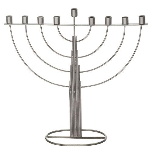 חנוכיית חוטים חצי עגול לנרות -FX;