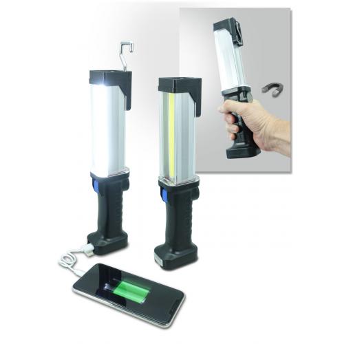 "סאנשיין"פנס COB רב עוצמה ומטען 4000 mAh