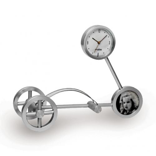 שעון מעמד שולחני  METAL 2 אלומיניום לכרטיסי ביקור