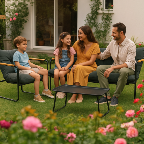 מערכת ישיבה למרפסת ולגינה – עיצוב מודרני ונוחות מוקפדת בכל חלל חוץ