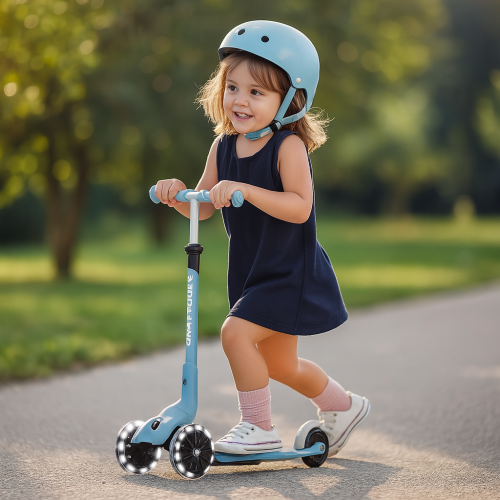 קורקינט עם משטח דריכה מתכוונן לגילאים 2-9
