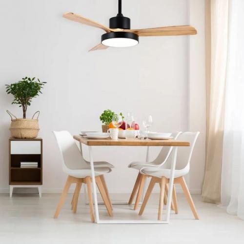 מאוורר תקרה עם תאורה 3 מצבים "48 דגם EDIT עם שלט מבית SEMICOM