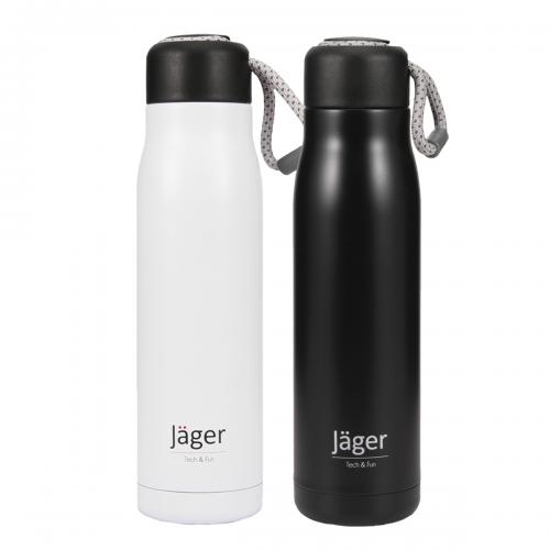 Jager YOGA - בקבוק נסיעות מעוצב הכולל פקק עם שרוך