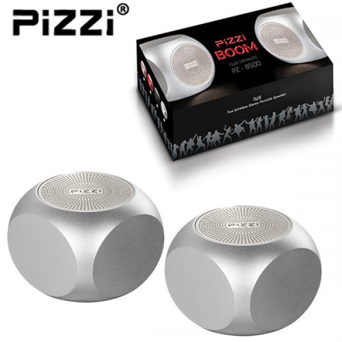 "פיצי בום" PiZZi Boom זוג רמקולים Bluetooth עוצמתי 2x5W במיוחד בצבע שחור